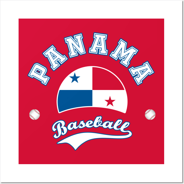 Panama Baseball Team Wall Art by CulturedVisuals